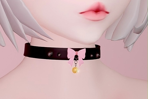 ロリータ  チョーカー Cute Choker- VrChat- Gothic Lollita Style 