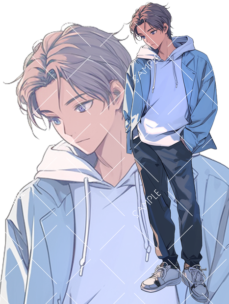 立ち絵素材005 男 私服