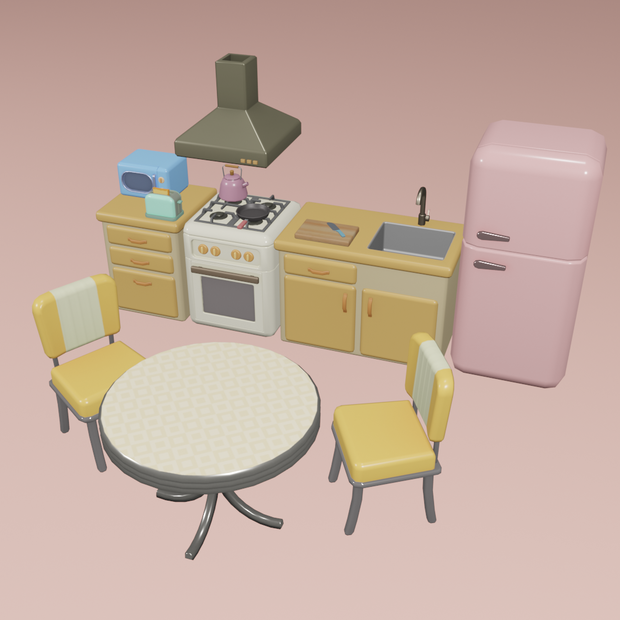 Cute Kitchen Set　キュートキッチンセット