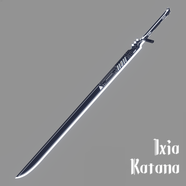 Ixia-Katana【オリジナル3Dモデル】