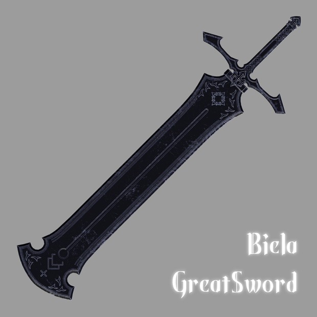 Biela-GreatSword【オリジナル3Dモデル】