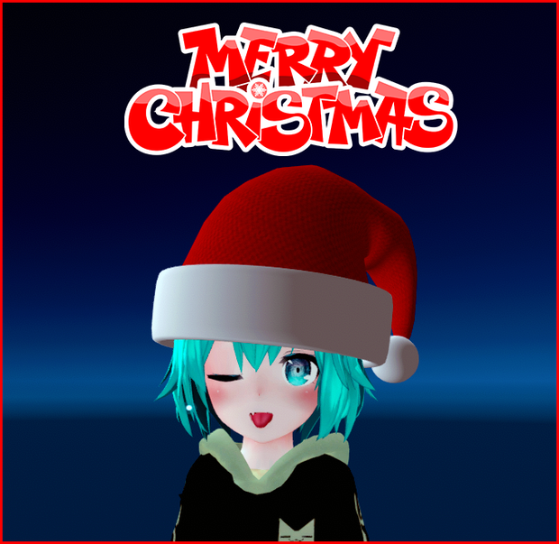 [サンタの帽子] Santa's Cap [Dynamic Bones].