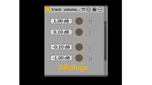 [max for live]TrackVolumeKeyshort