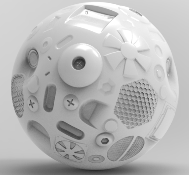 Hardsurfaceハードサーフェス Alpha【Blender/ZBrush】
