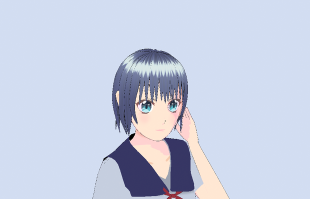 オリジナル3Dモデル「アカネ」
