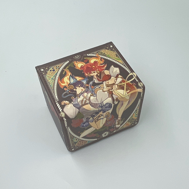 剣の御巫ハレ ＆ 鏡の御巫ニニ デッキケース CircleKOS