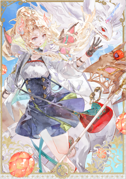 白の聖女 エクレシア カードスリーブ 63mm×90mm 遊戯王 60枚入り CircleKOS