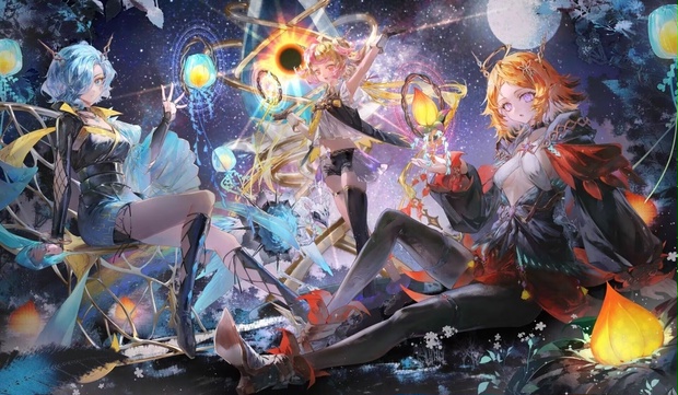 エルフェンノーツ プレイマット 600mm×350mm 遊戯王 CircleKOS