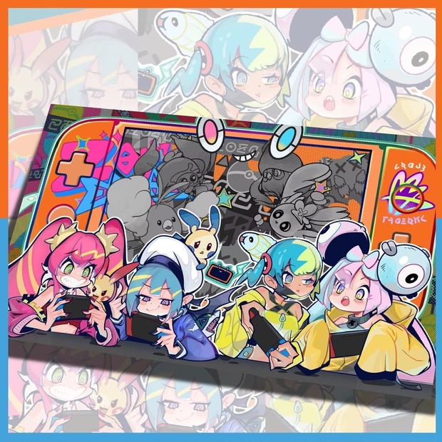 C108 Yan-Yam アルカナ プレイマット 予約商品】YGO ＆ PTCG プレイマット Live☆Twin × カナリィと