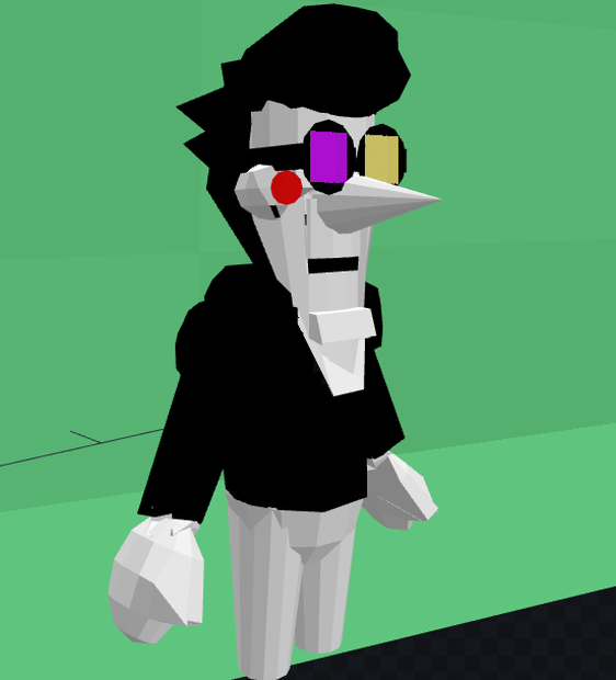 (非公式)スパムトン[DELTARUNE/spamton/マインクラフト/fbx/gitf/obj/stl/3dmodel/3D/]
