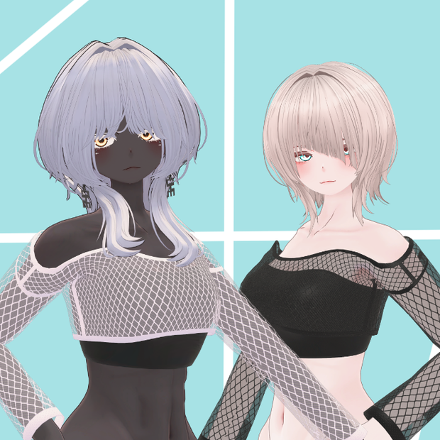 【仙猫_豺狼対応】フィッシュネットトップ【MA設定済み】v1.0