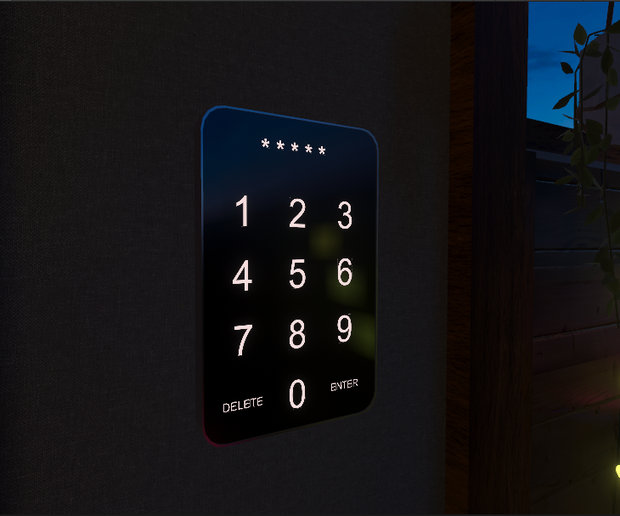 【UDON VRChat Modern Keypad】 with Teleporter