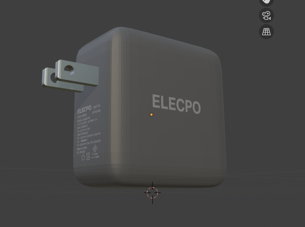 【Blender】USB電源アダプター