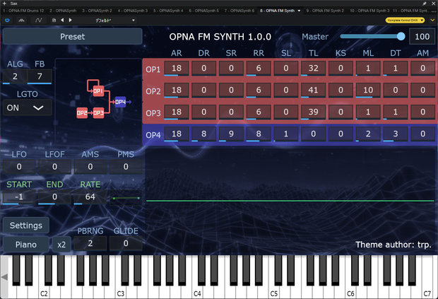 【FREE】OPNA FM Synth - YM2608 VST Plugin