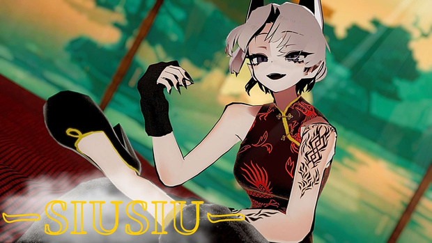 【VRChat衣装】緋龍天衣 - HIRYUTENI -
