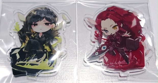 ビナー&ゲブラー アクリルスタンド - 飛べない鳥 - BOOTH