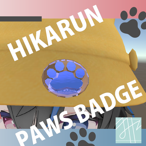 HIKARUN PAWS BADGE