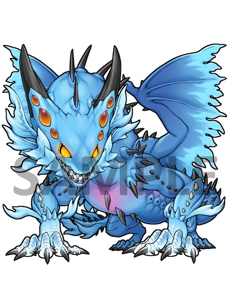 MH】ゼノ・ジーヴァ ステッカー - BLUE BLACK - BOOTH