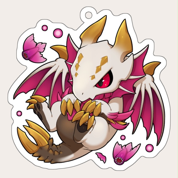 MH】メル・ゼナ アクリルキーホルダー - BLUE BLACK - BOOTH