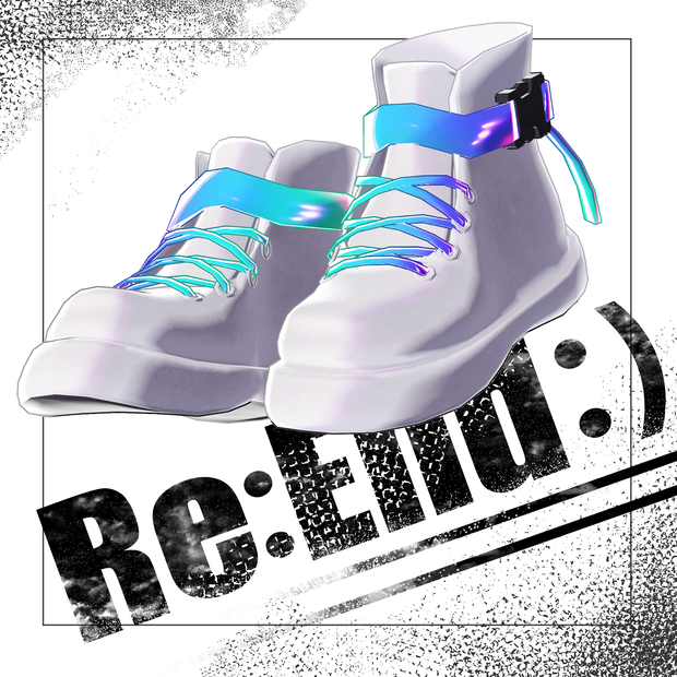 【パーツ売り】Re:End:) ゆるりスポーツスニーカー【VRChat向け】