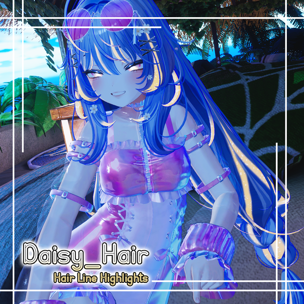 ☆【ななは Daisy_Hair】Hair Line Highlights Texture