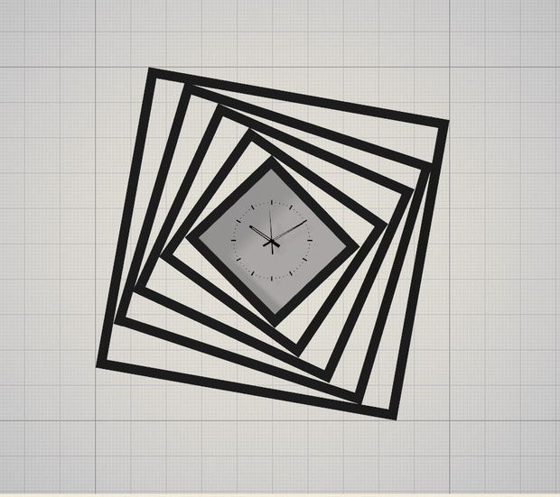 3d  時計