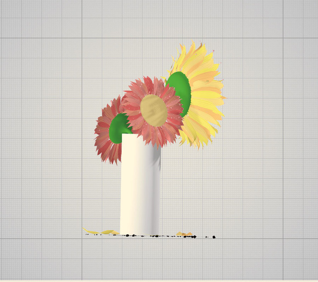 3d   花