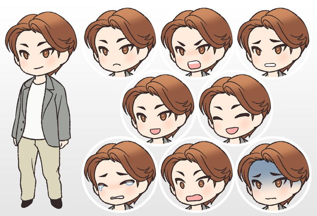 キャラ素材・男性2
