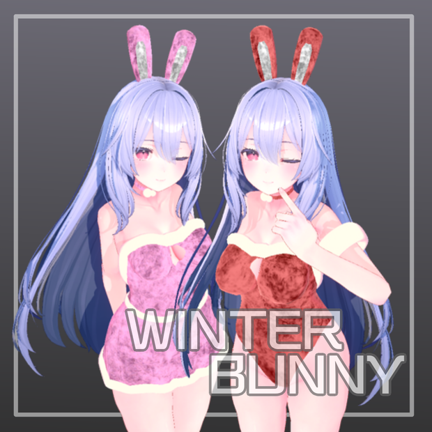 【VRChat向け衣装モデル】WinterBunny