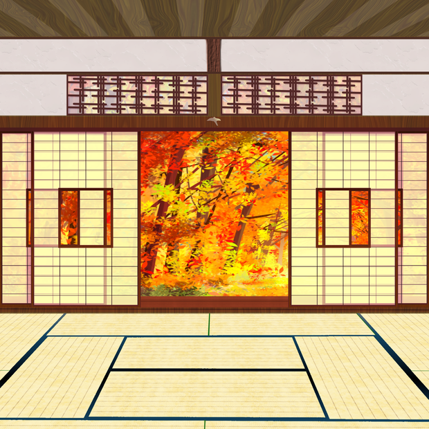 縁側の景色