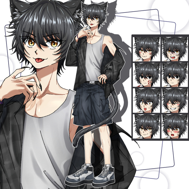 生意気猫男＿立ち絵