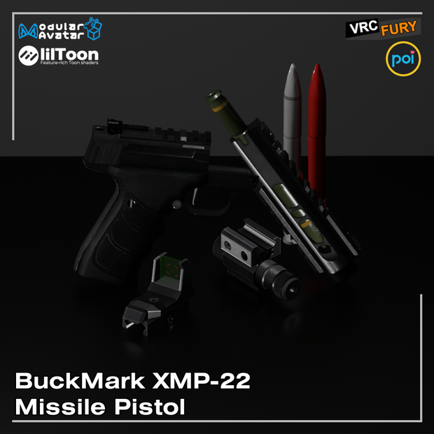 Back BuckMark XMP-22 Missile Pistol
