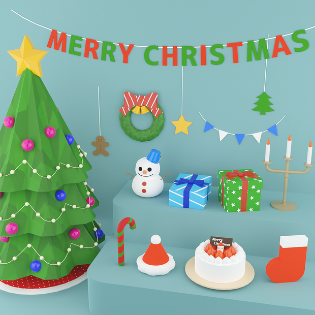 クリスマスの飾りセット
