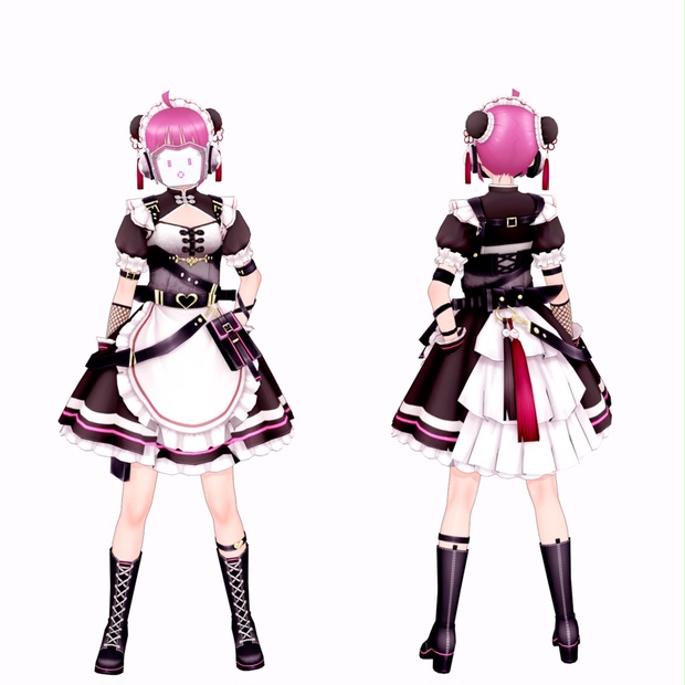 天王寺璃奈 - クラシカルゴシック・メイド - U315 - BOOTH