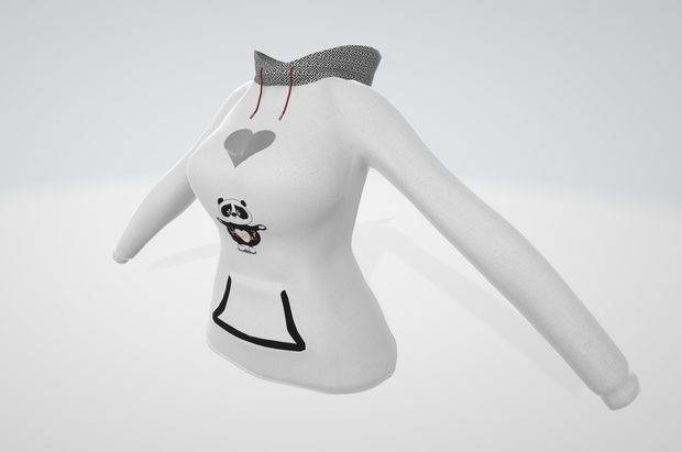 Cute Hoodie VRChat - Panda's female base