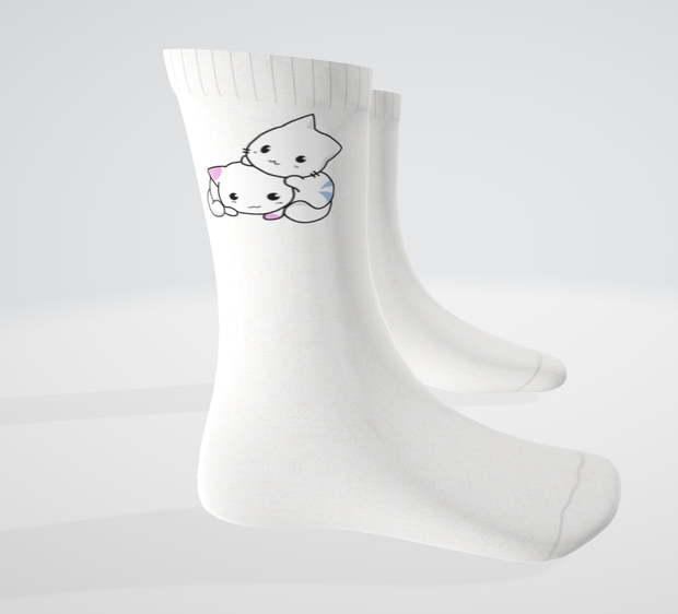 Cute socks - Panda's female base (Low poly & High poly)