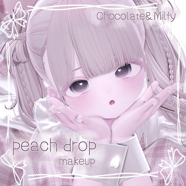 Peach dollop makeup 【chocolat&milfy】