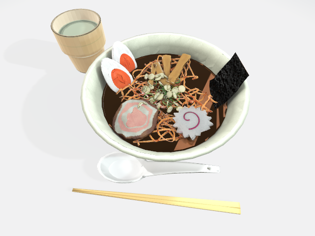 【3D】ラーメンセット