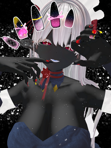 【ミダリス専用】リボンハートネイル