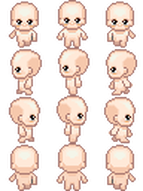 素体キャラチップ