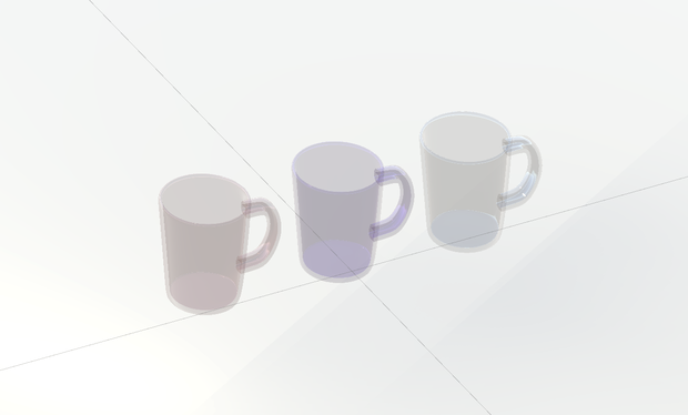 glass mug cup グラスマグカップ l 3D model