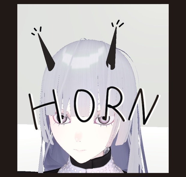 Devil Horn 悪魔の角ㅣ3D Model, VRChat