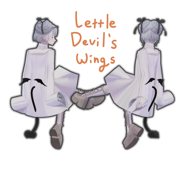 Little Devil's Wings  小悪魔翼 ㅣ3D Model VRchat