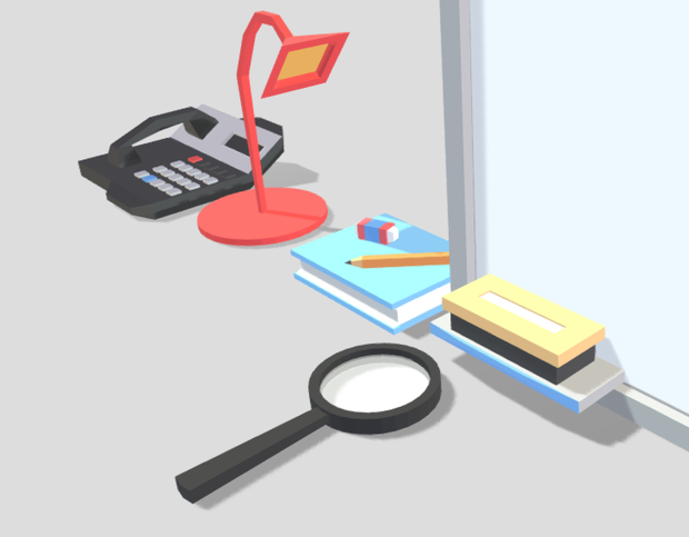 3D (Low Poly)オフィスツール