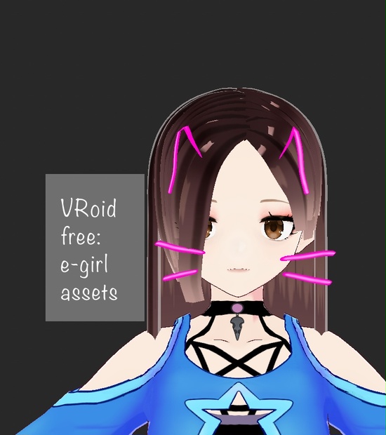 VRoid assets,hair extras, digital cat ears Darmangy BOOTH