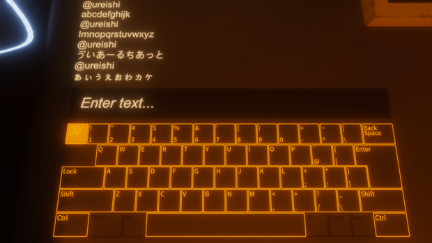 VRChatワールド用Udonキーボード [SDK3]