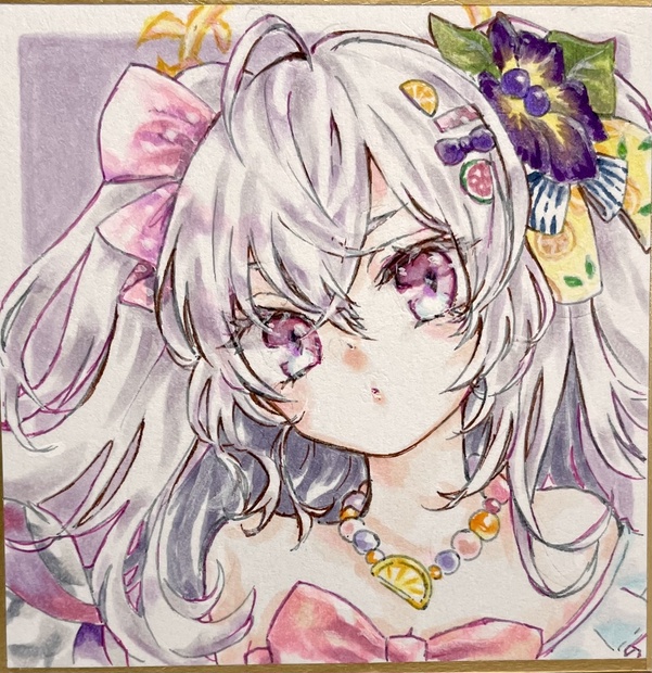 自作 手描き オリジナル イラスト 原画 【いちごの娘】 www.acomrental ...