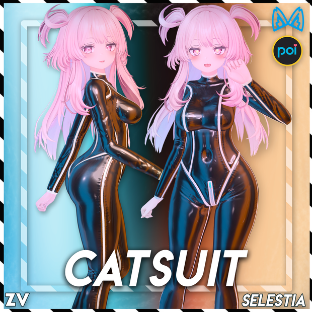 ラバースーツ 『Zeni Latex Catsuit』 - Selestia