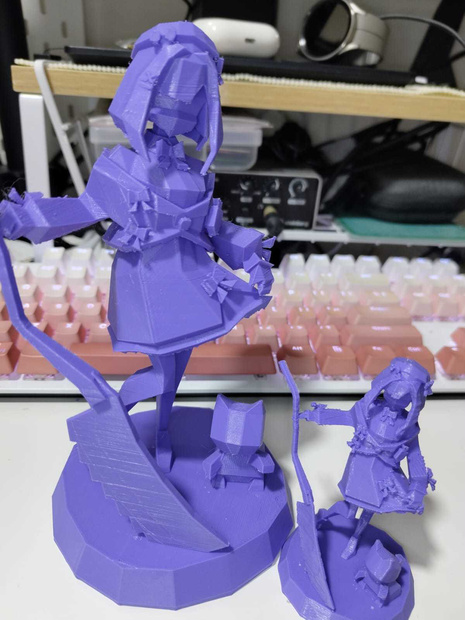【無料配布】【３Dモデル】鈴原るるのローポリフィギュア【鈴原るる】