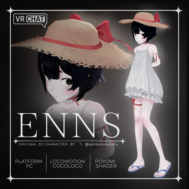 Original 3d character [ ENNS ] VRChat